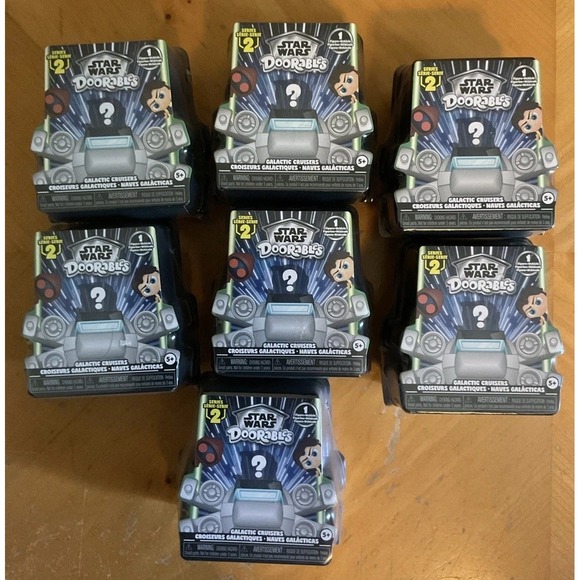 Star Wars Doorables Galactic Cruisers Series 2 Set Of 7 NIP All Different Codes
